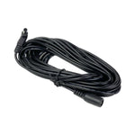 2.1mm x 5.5mm DC Power Connector Cord – 20′ Black Extension Cord